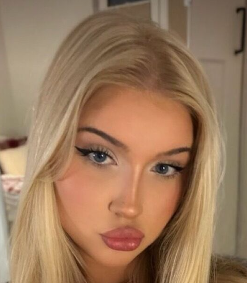 Huge Titty Blonde Teases in Tight Sweater Top